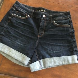 White House Black Market jean shorts.